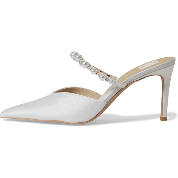 Dolce Vita Womens Kanika High Heel Pump US 7.5 M White Pointed Toe NIB - Picture 2 of 12